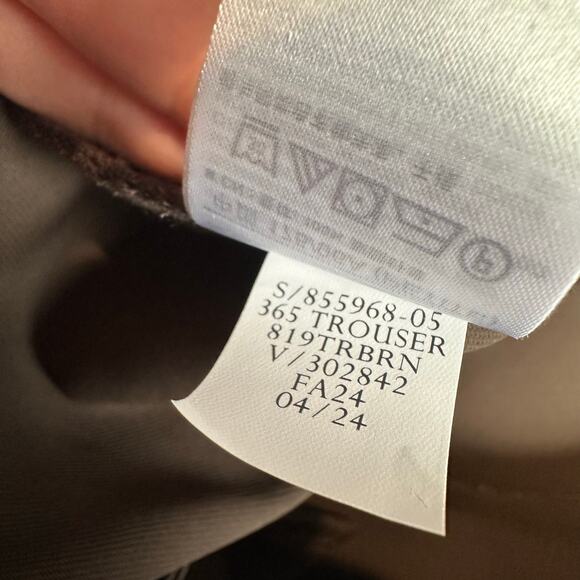 Gap 365 High Rise Trousers Terra Brown 20 Petite - Picture 9 of 13